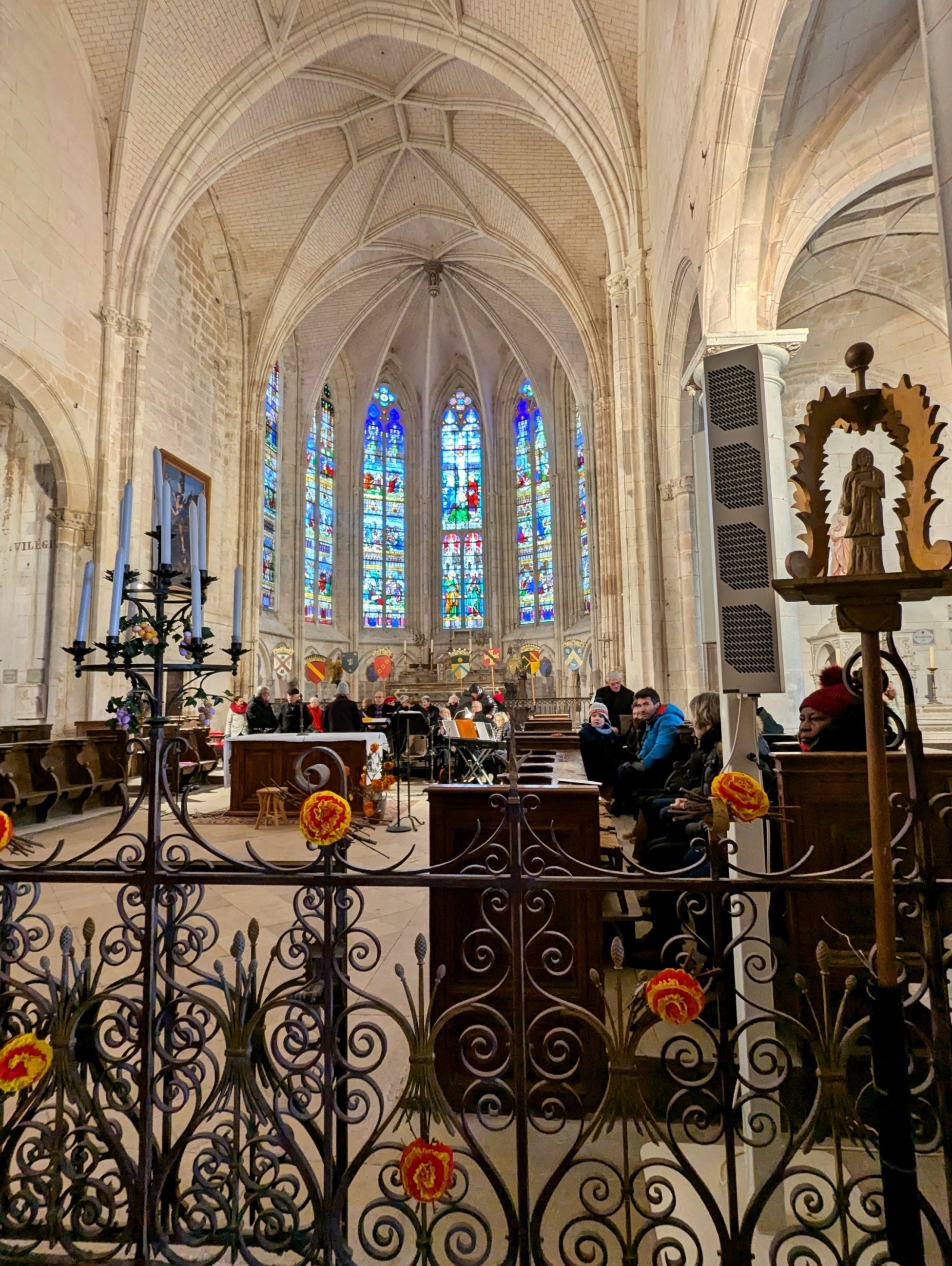 Décoration réalisée par la Commission Messe