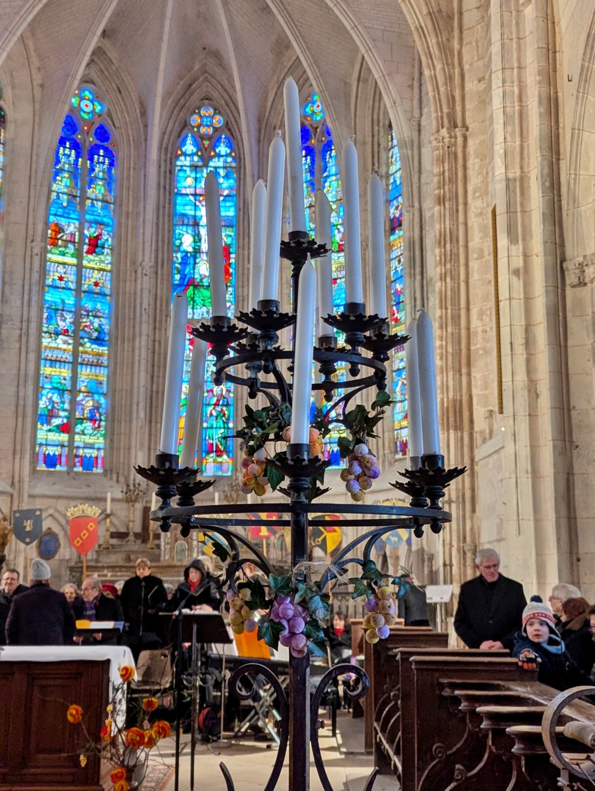 Décoration réalisée par la Commission Messe