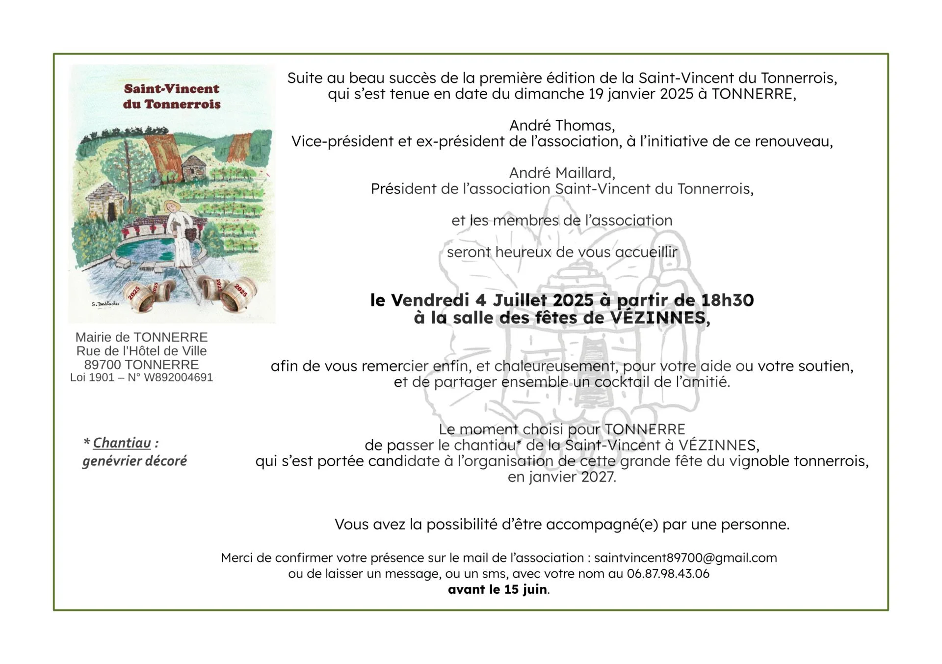 Carton invitation